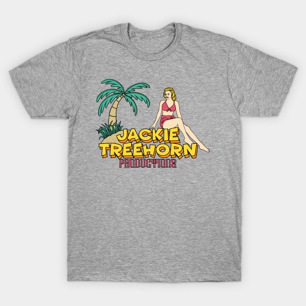 Jackie Treehorn Productions T-Shirt by littlepdraws